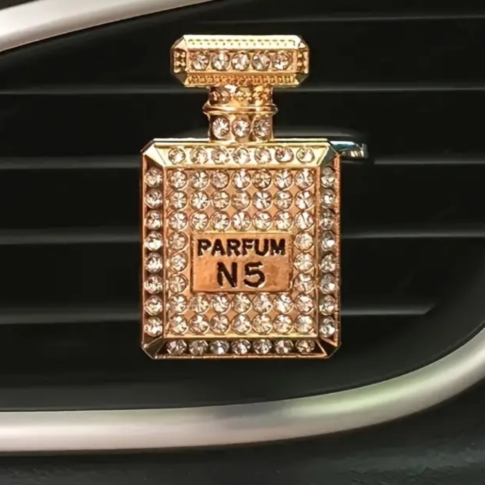 Fragrance Dazzeling Rhinestone Bling Vent Clip w Fragrance Insert NWT - Choose 1
